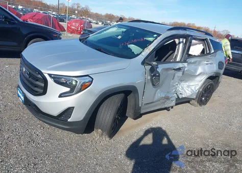 2020 GMC Terrain Fwd Sle from USA, damaged, VIN 3GKALMEV2LL302375